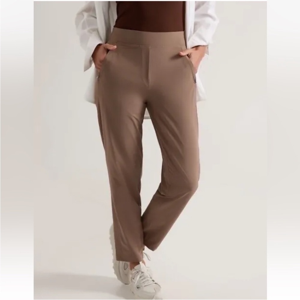 Athleta Brooklyn Lined Pant // Rustic Beige